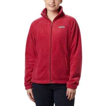 Dámské Bundy Columbia Benton Springs Full Zip Fleece Červené Fialové TMXRVS680